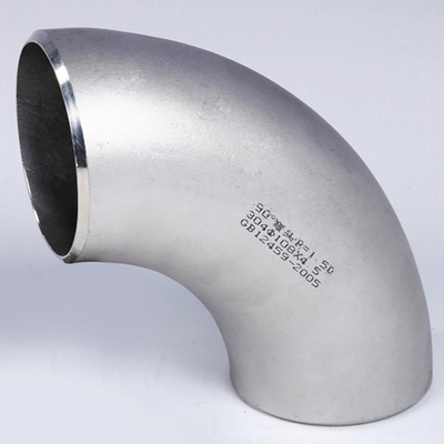 Sch80 A234 Stainless Steel Pipe Fittings Sch40 SS 90 Degree Elbow ASTM