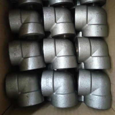 ASME B16.11 Socket Welded Pipe Fittings 3000LBS 90 Degree Socket Elbow