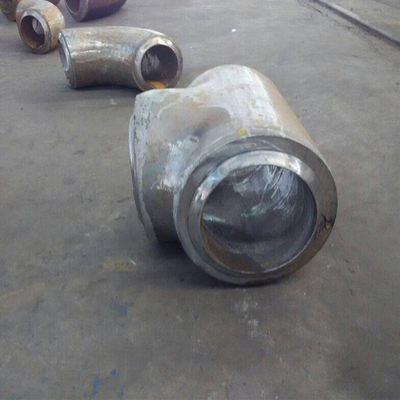 8 Inch High Pressure Tee Fittings ASME 12CrMoG Butt Welded Equal Tee Fittings