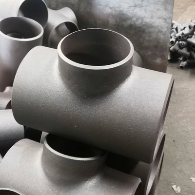 Galvanized Carbon Steel Tees SCH20-SCH160 Thickness for Industrial Use Seamless Pipe Fittings SS Reducing Tee 304 Stainl