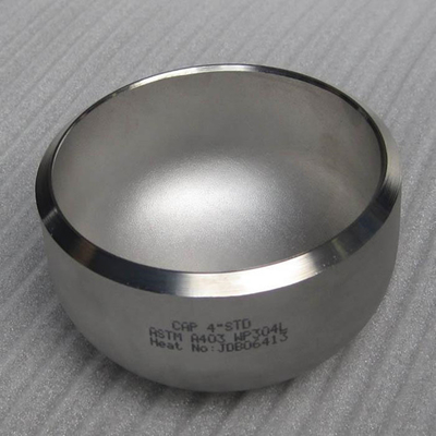 Welding Connection Carbon Steel Pipe Cap Forged Round Shape A335 Wp91