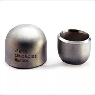 Welding Connection Carbon Steel Pipe Cap Forged Round Shape A335 Wp91
