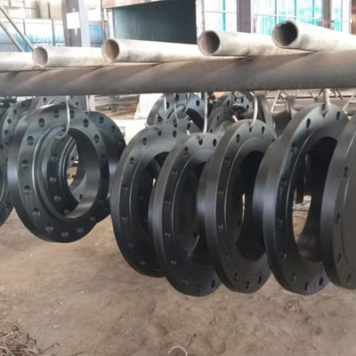 Pressure Anti Rust Carbon Steel Flanges Welding Connection Heat Treated Pipe Flange ISO Certified