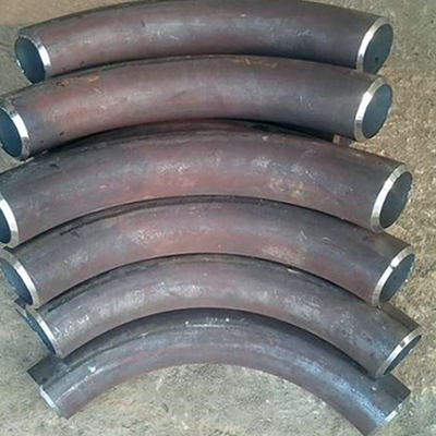 Customized Bend Carbon Steel Fittings With Sand Blasting Black Oil Surface