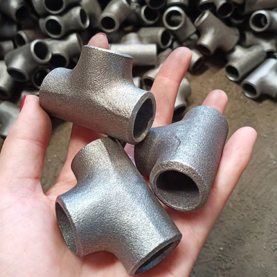 Butt Weld Tee Carbon Steel Pipe Fittings Lr Sch 80 Astm B16.9