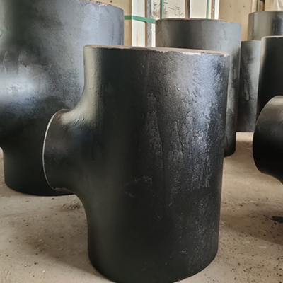 Seamless A234 Wpb Tee Pipe Fittings Black Equal Reduce Sch40 Astm Erw