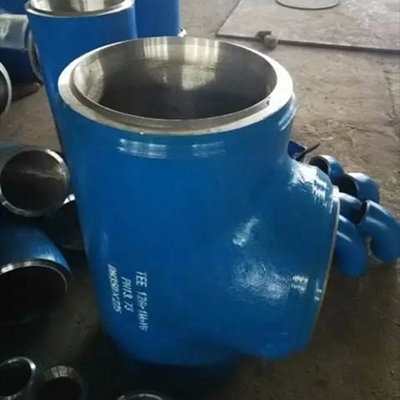 Carbon Steel Equal Diameter Tee Welding Large Diameter Butt Welding Reducing Tee High Pressure Tee