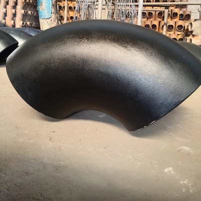 Square Carbon Steel Elbow in Black for Pipe Connection Solutions