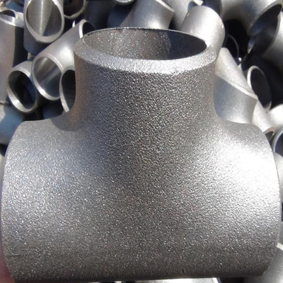 2 Inch Carbon Steel Pipe Fittings Std Butt Weld Equal Tee A234 Wpb Seamless
