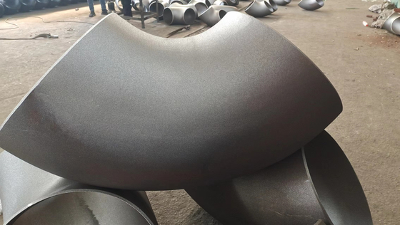 All Sizes 90 Degree Butt Welded Elbow 1D Seamless A234 WPB STD Hot Pushing