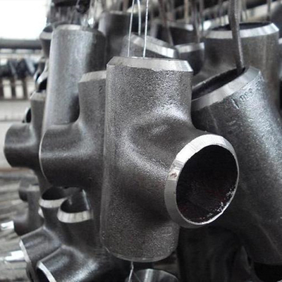 A234 WPB ASTM Standard Seamless Pipe Fittings Carbon Steel Tee Equal Diameter Tee Sch10-Sch160