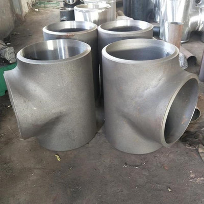 A234 WPB ASTM Standard Seamless Pipe Fittings Carbon Steel Tee Equal Diameter Tee Sch10-Sch160
