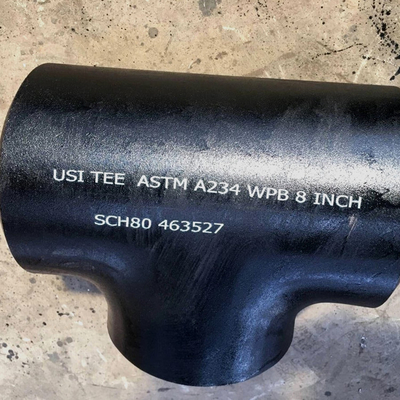 Carbon Steel Tees ASME/ANSI B16.9 Butt Welded Seamless Tee for Etc. Application