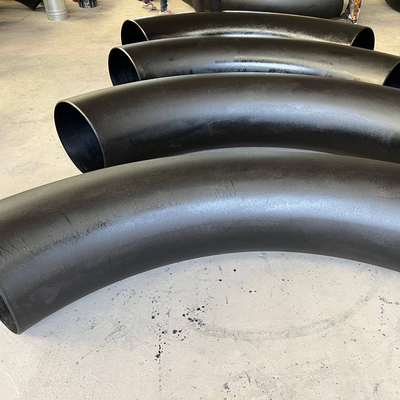 Black Color Carbon Steel Pipe Fittings Elbow A234 WPB ASME B16.9 For Gas Connection