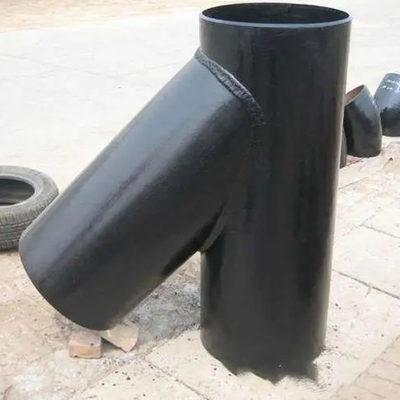 Asme / Ansi B16.9 API Carbon Steel Tees Butt Welded Pipe Fitting