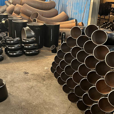 Silver JIS Carbon Steel Elbow Customized Forged Pipe Fittings Polished