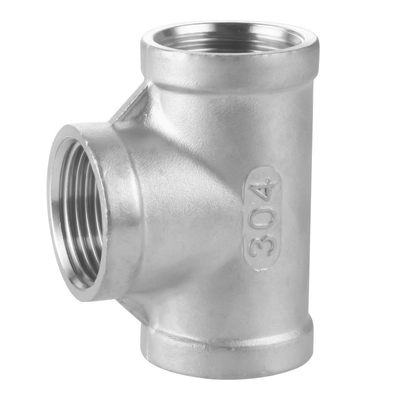 Forged Carbon Steel Socket Welded Pipe Fittings NPT Threaded Tees