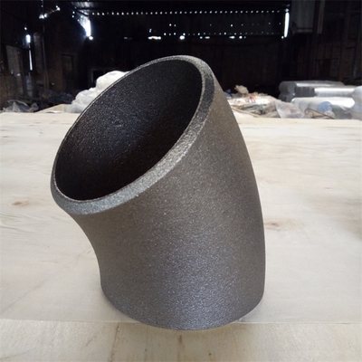 Sch 100 DN600 Half Inch Pipe Fittings Carbon Steel A234 LR SR WPB 45 Degree Elbow