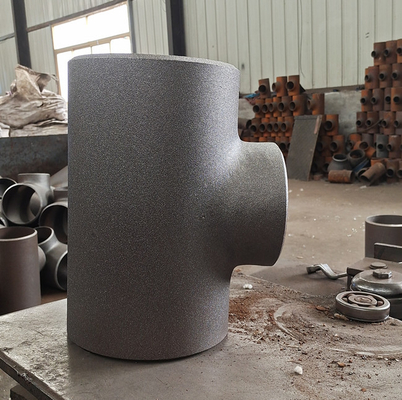 ASME B16.9 Sch10 Butt Welded Pipe Fittings A234 WPB Tee 4" Sch 40 Equal Unequal