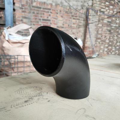 LR SR St37.0 Seamless Buttweld Fittings Carbon Steel ASTM Sch40 90 Degree Pipe Elbow