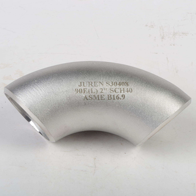 Degree 90 Stainless Steel 304 Buttweld Fittings ASTM Sch40