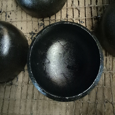 Api Certificate Carbon Steel Cap Customized Thickness Galvanized Black