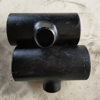 ASME B16.5 Carbon Steel Pipe Tee / Butt Weld Reducing Tee A234 WPB Seamless