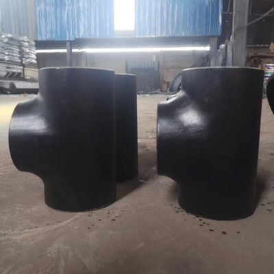 ASTM B16.9 Carbon Steel Tees A234 Reduce 45 Degree Butt Welded Pipe Fitting