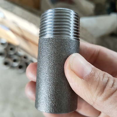 NPT Schedule 80 Socket Welded Pipe Fittings ASME Half Inch Pipe Nipple