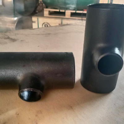 ASTM Butt Welding Carbon Steel Pipe Fittings Black Sch80 Tee