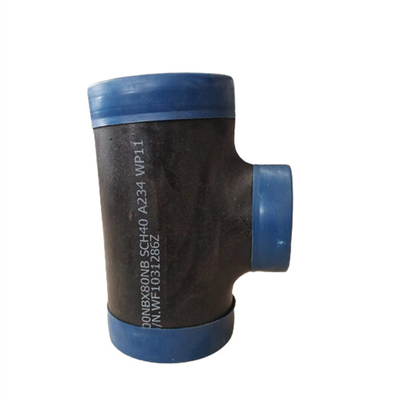 SCH 40 Butt Weld Alloy Steel Tee WPL6 Unequal Tee Pipe Fitting 4"
