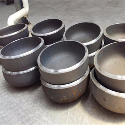 Butt Welded Carbon Steel Cap ASTM Seamless A234 WPB Cap Black