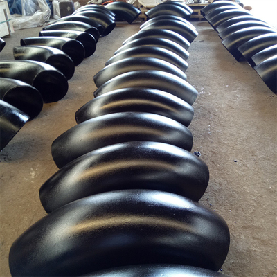 4 Inch API Butt Weld Elbows Carbon Steel Sch80 90 Degree Black Pipe Tee Fittings