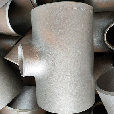 DN15 Carbon Steel Pipe Fittings Seamless JIS Butt Welded  Reducing Tee