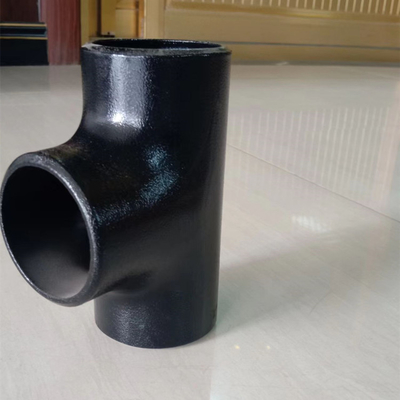 Carbon Steel Equal Tee A234 WPB ANSI / ASME B16.9 45 Degree Lateral Tee