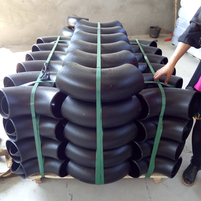 STD 1.5D 90 Degree Long Radius Elbow ASME B16.9 A234 MS Butt Welded Pipe Fittings