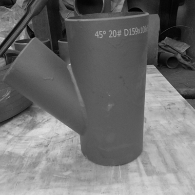 ASTM Pipe Fittings 45 Degree Tee Sch40 8 Inch Oblique Reducing Tees