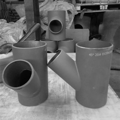 ASTM Pipe Fittings 45 Degree Tee Sch40 8 Inch Oblique Reducing Tees