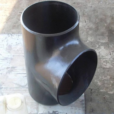 DN50 ASME B16.9 Steel Tee Fitting SCH40 Butt Weld Reducing Tee