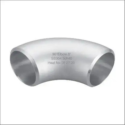 Silver ANSI 304 Stainless Steel 90 Degree Elbow 321 180 45 Degree