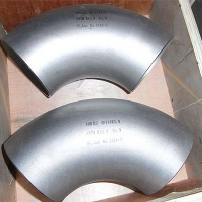 Sch40 Seamless Stainless Steel Pipe Fittings 304SS Degree 90 ASTM B16.9