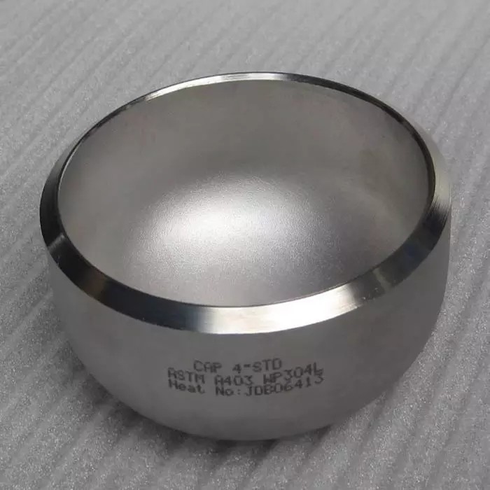Asme B16.9 Sch40 6 Stainless Steel Pipe Cap Seamless