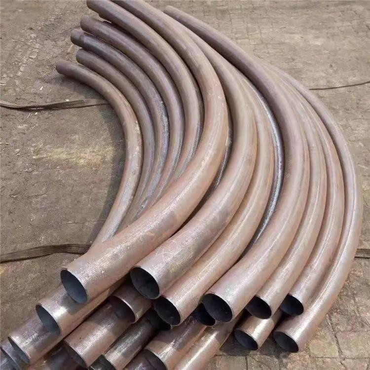 Pipe Fitting Sand Blasting Long Radius Bend Steel Butt Welding Elbow 72"